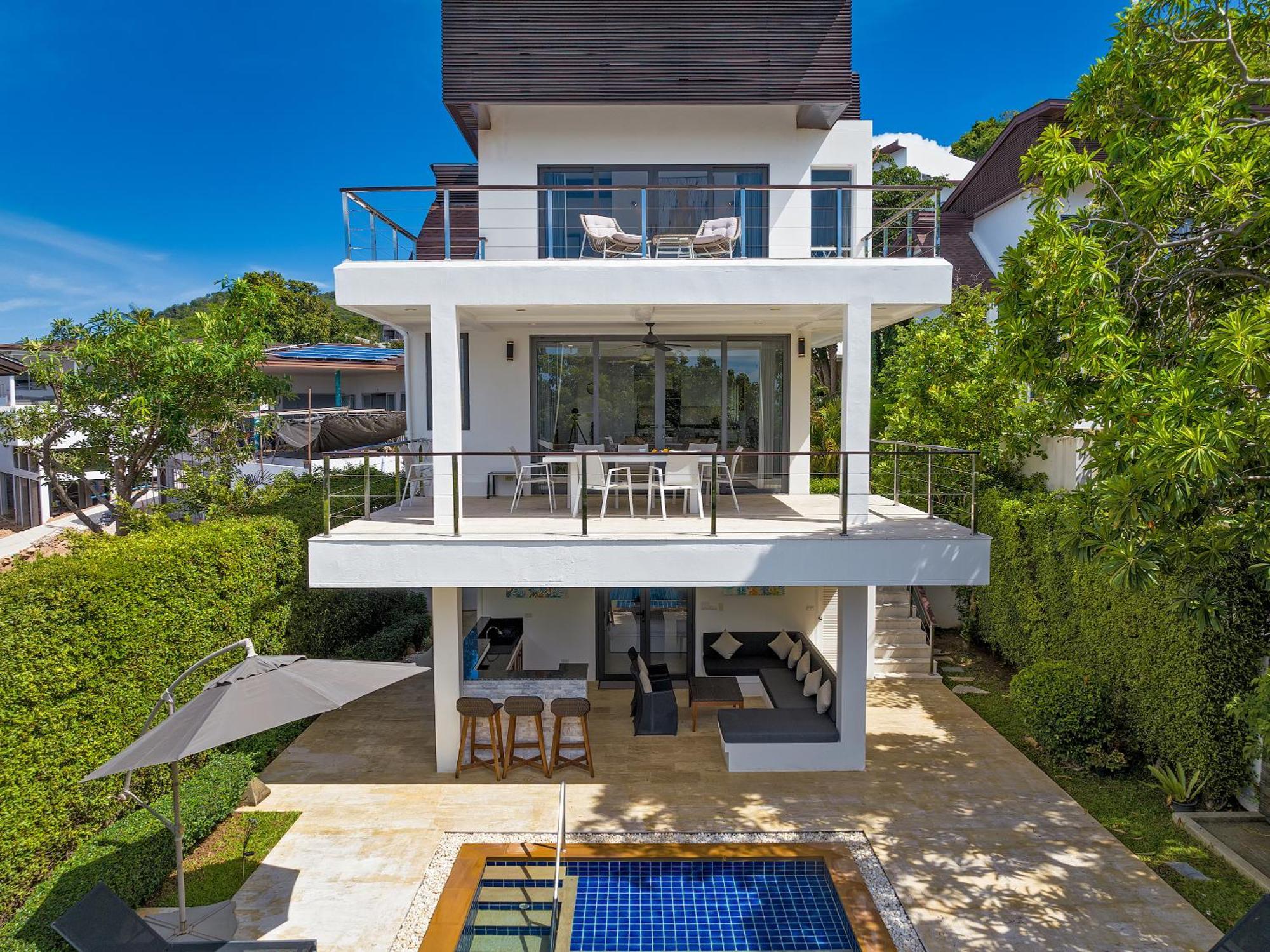 3 Bedroom Luxury 5 Star Seaview Villa Esprit Sdv087-By Samui Dream Villas Bang Rak Beach  Exterior photo