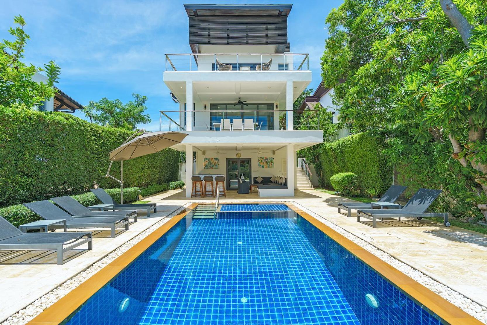 3 Bedroom Luxury 5 Star Seaview Villa Esprit Sdv087-By Samui Dream Villas Bang Rak Beach  Exterior photo